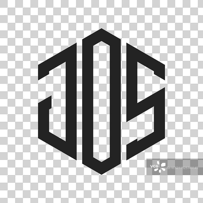Jos首字母组合Logo设计图片素材
