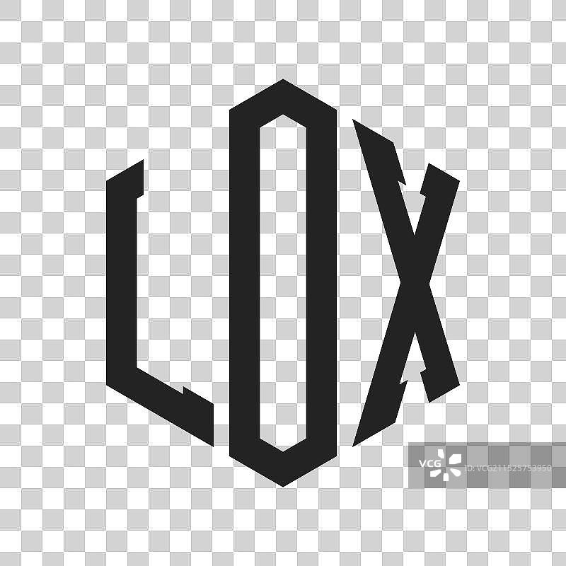 lox字母logo设计图片素材