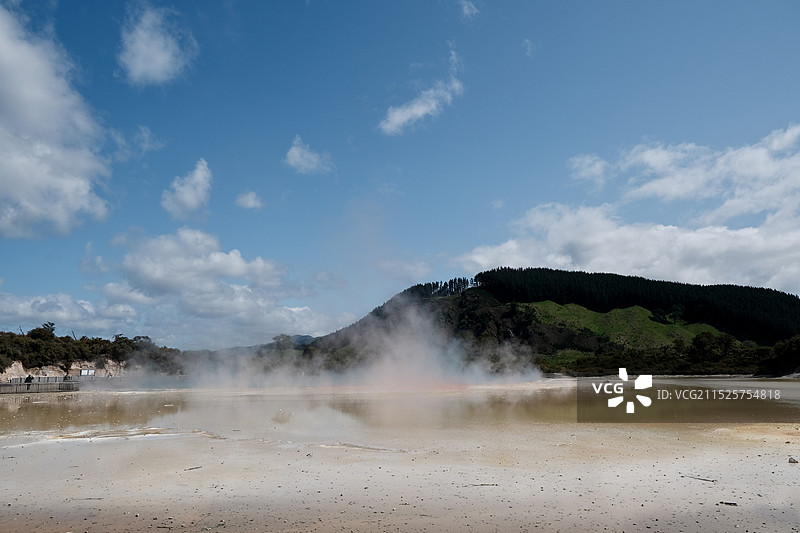 怀欧塔普地热公园图片素材