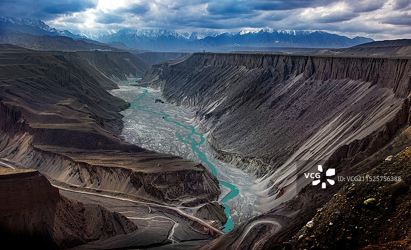 安集海大峡谷图片素材