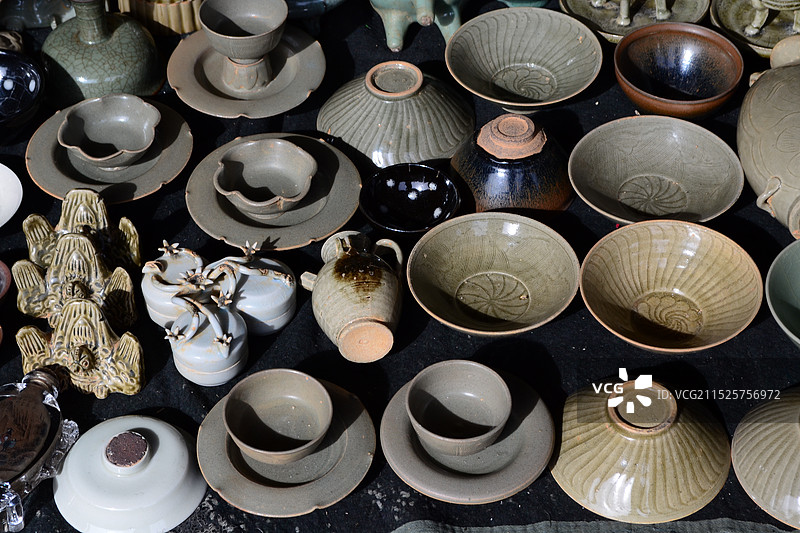 北京潘家园旧货市场，捡漏，鉴宝图片素材