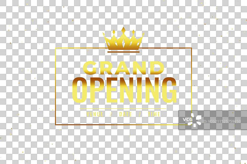 金色盛大开业典礼背景图片素材