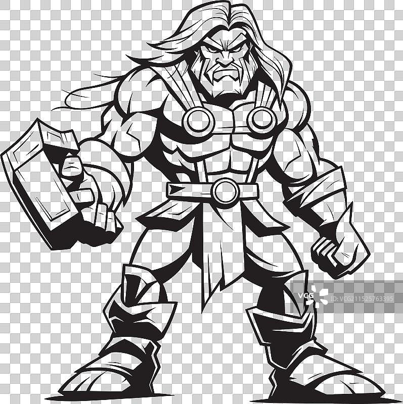 勇敢的斧头标志图片素材