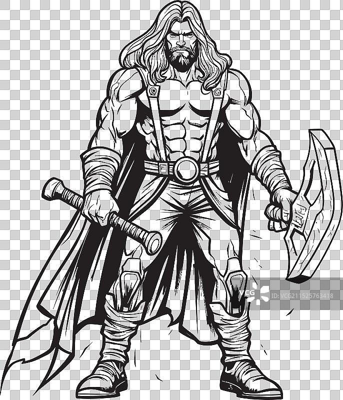 英勇光环黑色斧头设计图片素材