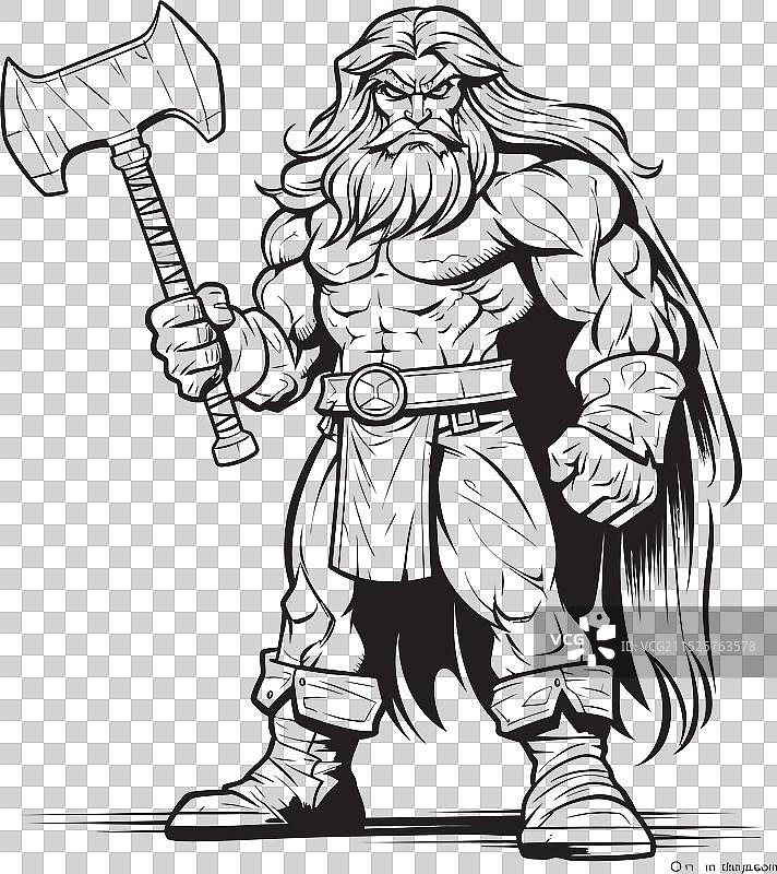 黑色战斧图片素材