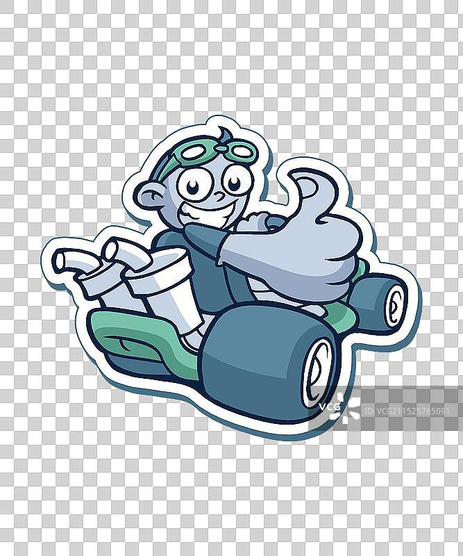 卡丁车赛车手图片素材