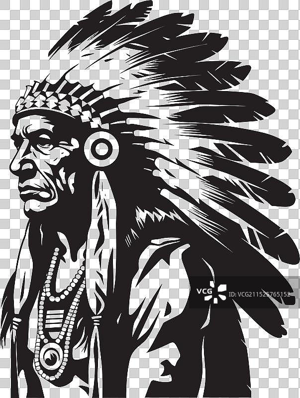 部落传承黑色Logo图标精神指引图片素材