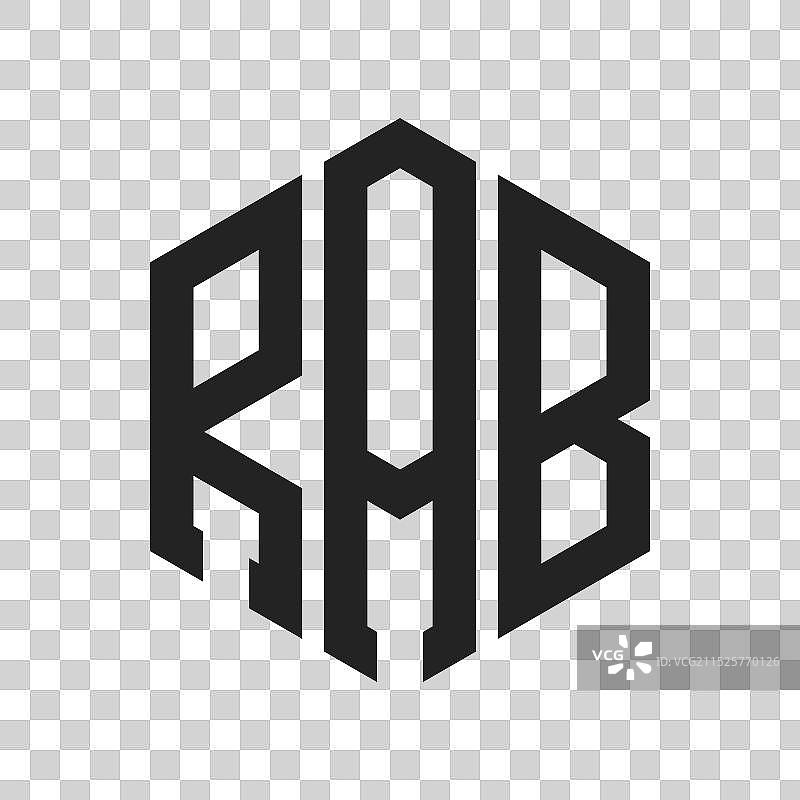 RAB首字母组合标志设计图片素材