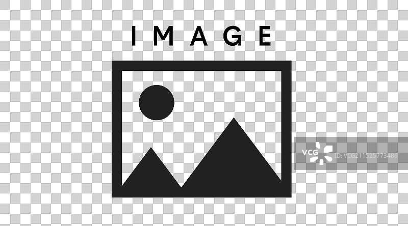 图片或图像图标扁平可编辑图片素材