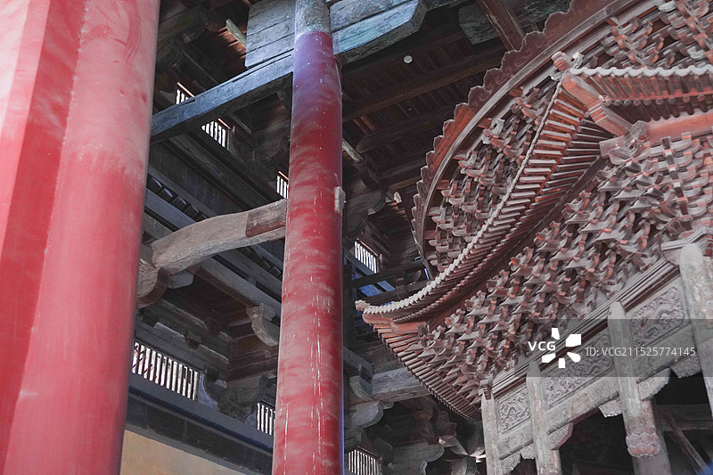 正定隆兴寺宋代转轮藏图片素材