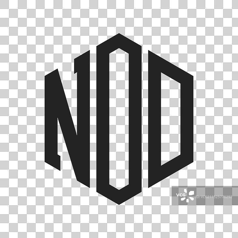 NOD首字母组合标志设计图片素材