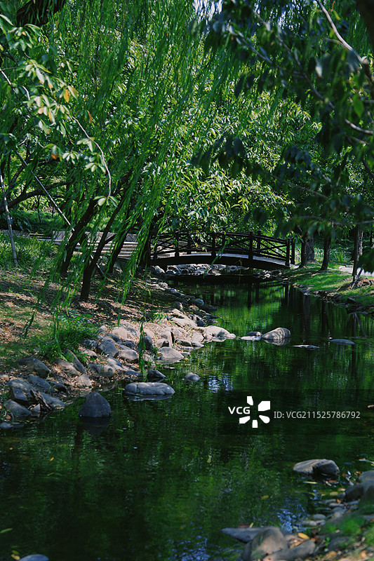 灵山胜境小溪图片素材
