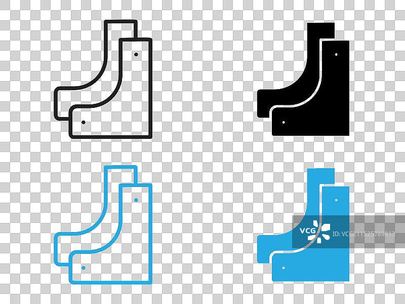 黑白轮廓汽车挡泥板图标图片素材