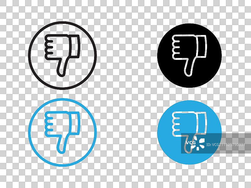 不良反馈图标黑白轮廓标志图片素材