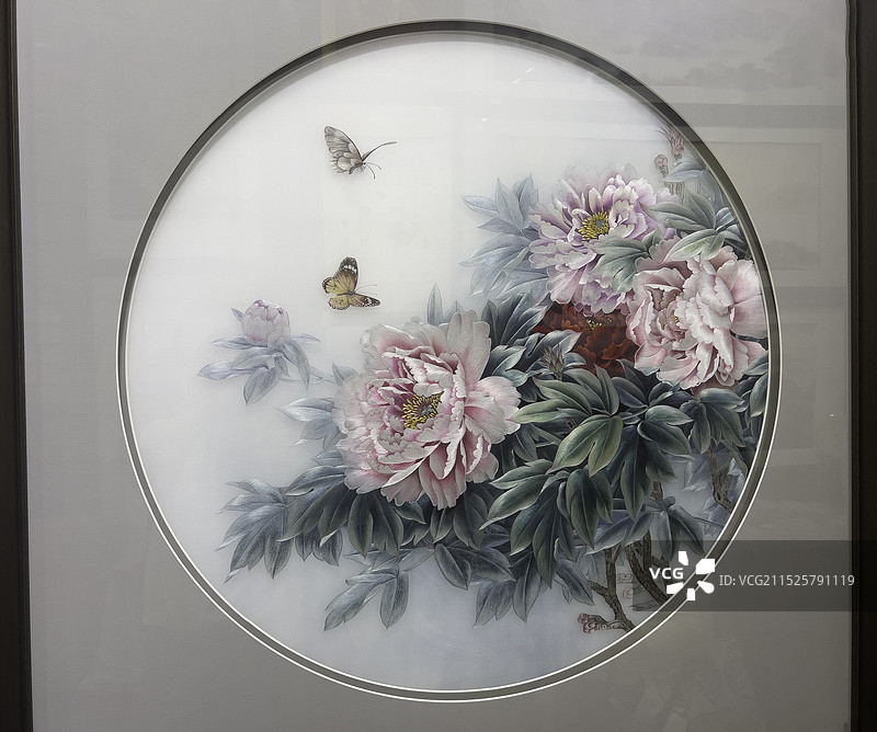 蜀绣--中国国家地理标志产品图片素材