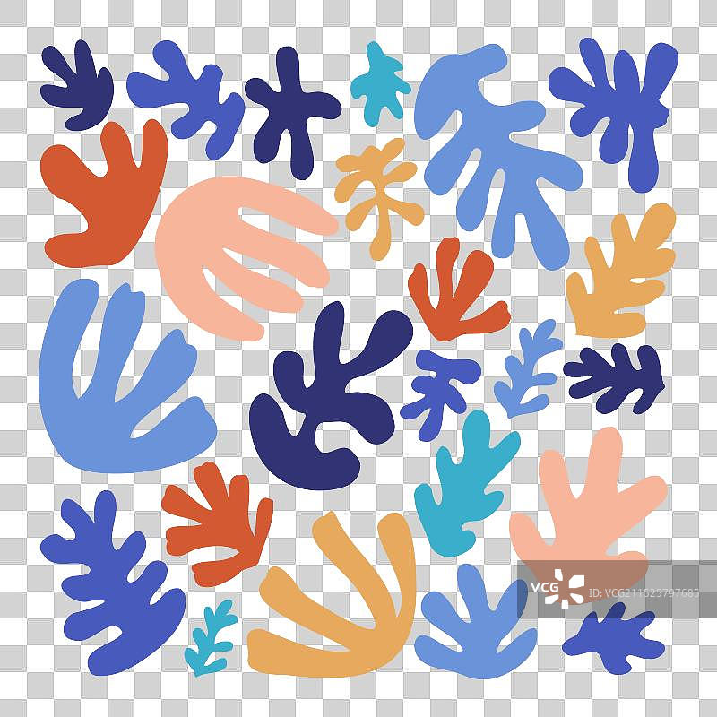 扁平风格的马蒂斯风格图片素材