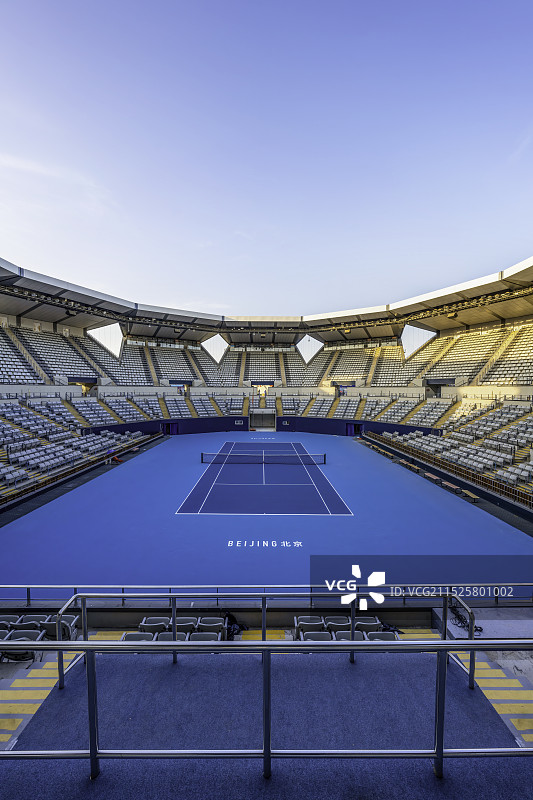 北京国家网球中心莲花球场建筑内景图片素材