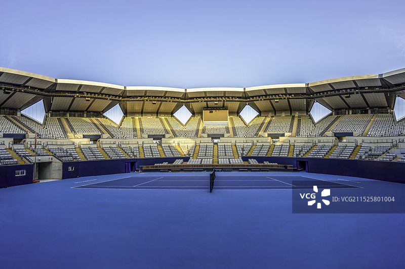 北京国家网球中心莲花球场建筑内景图片素材