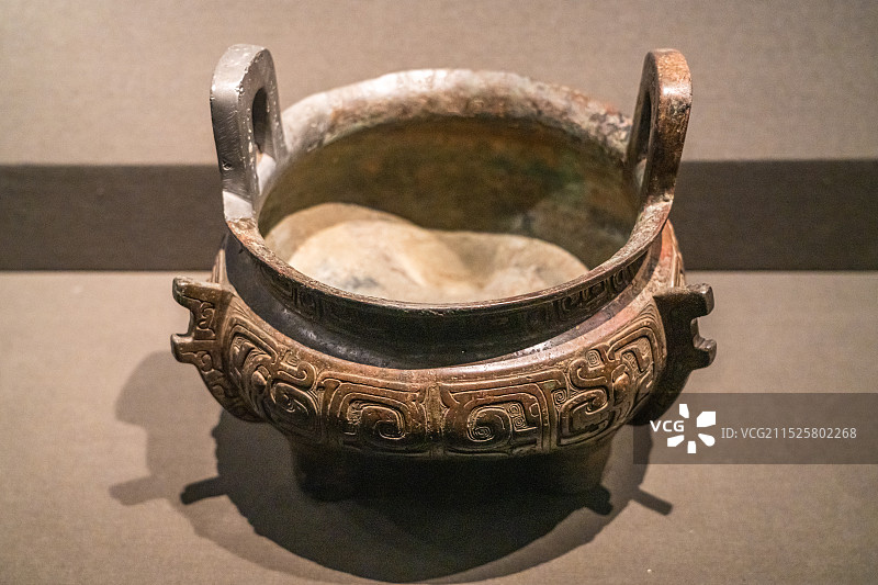 琱生鬲（西周）陕西历史博物馆藏 宝鸡市陈仓区西高泉村出土图片素材