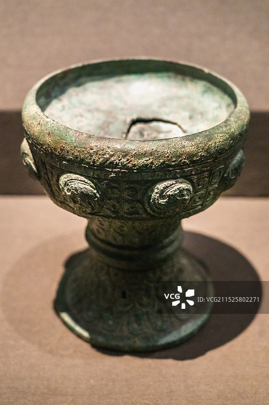 琱生豆（西周）陕西历史博物馆藏 宝鸡市陈仓区西高泉村出土图片素材