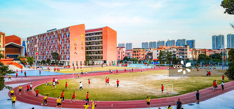 佛山市南海外国语学校操场图片素材