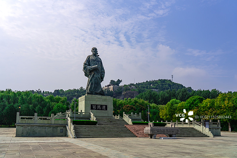 司马迁祠(陕西 韩城)图片素材