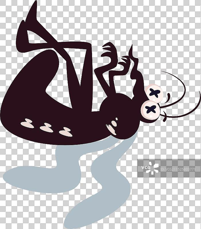 死去的埃及伊蚊登革热图片素材