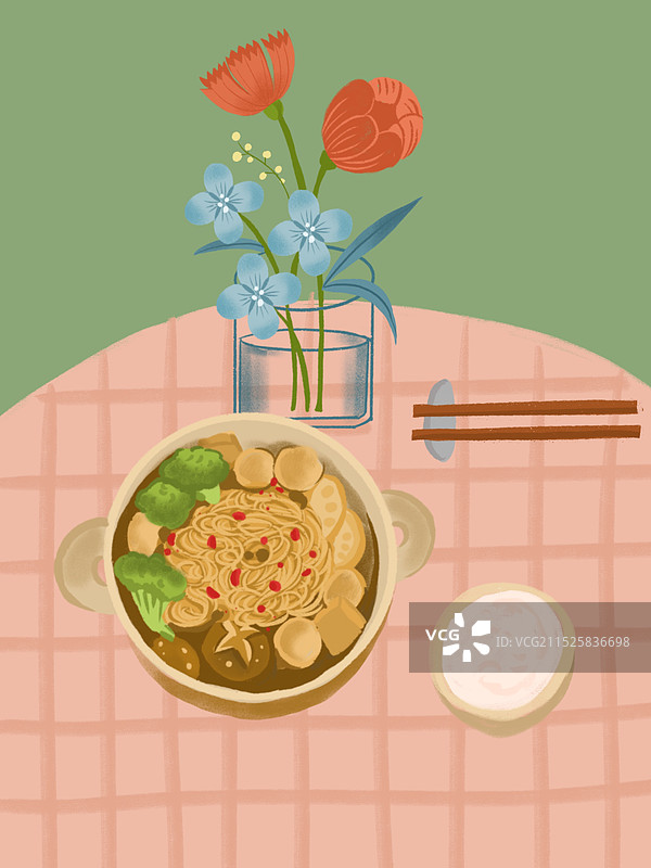 在家吃饭图片素材