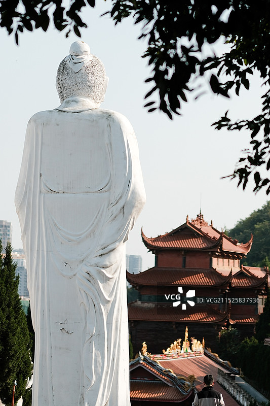绵阳圣水寺秋景图片素材
