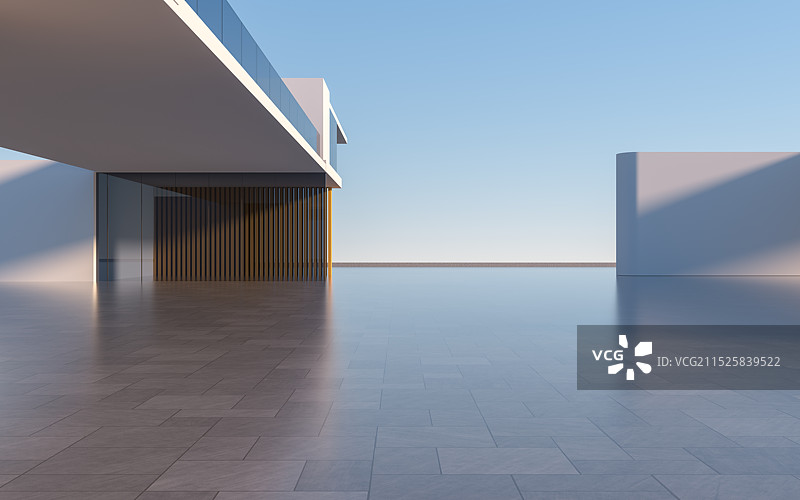 汽车背景_现代建筑_停车场_空间图片素材