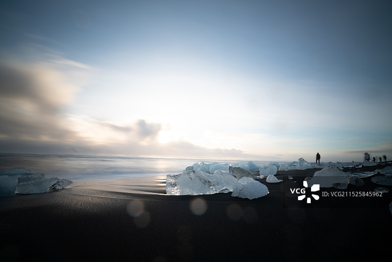 杰古沙龙冰湖 冰岛图片素材