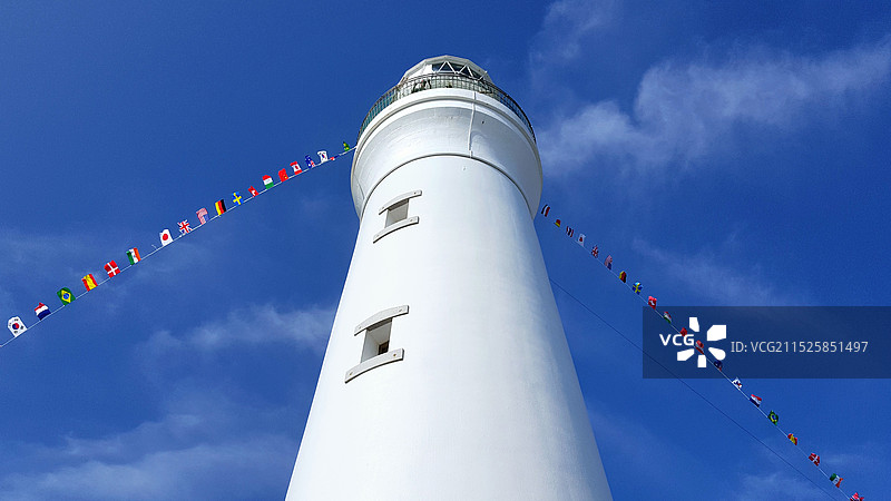 日本千叶县铫子市，犬吠埼灯塔图片素材