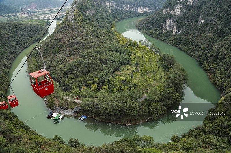 襄阳南漳春秋寨旅游区图片素材