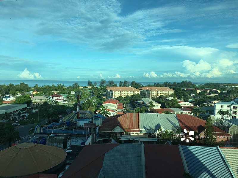 到马来西亚沙巴看到的当地建筑图片素材