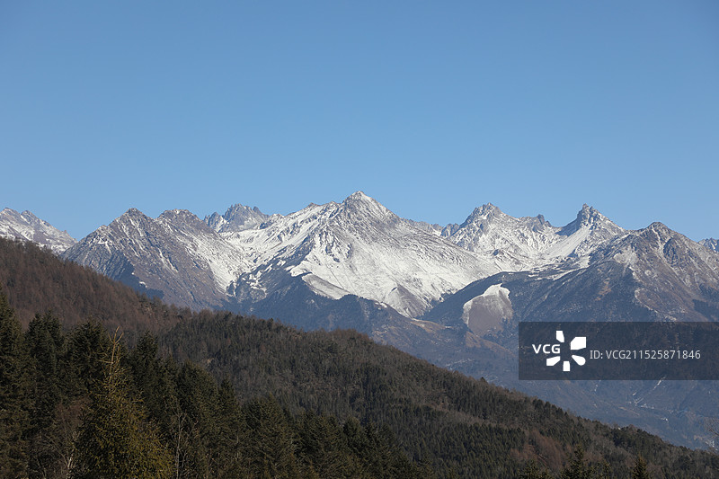 雅安硗碛藏寨·神木垒景区图片素材