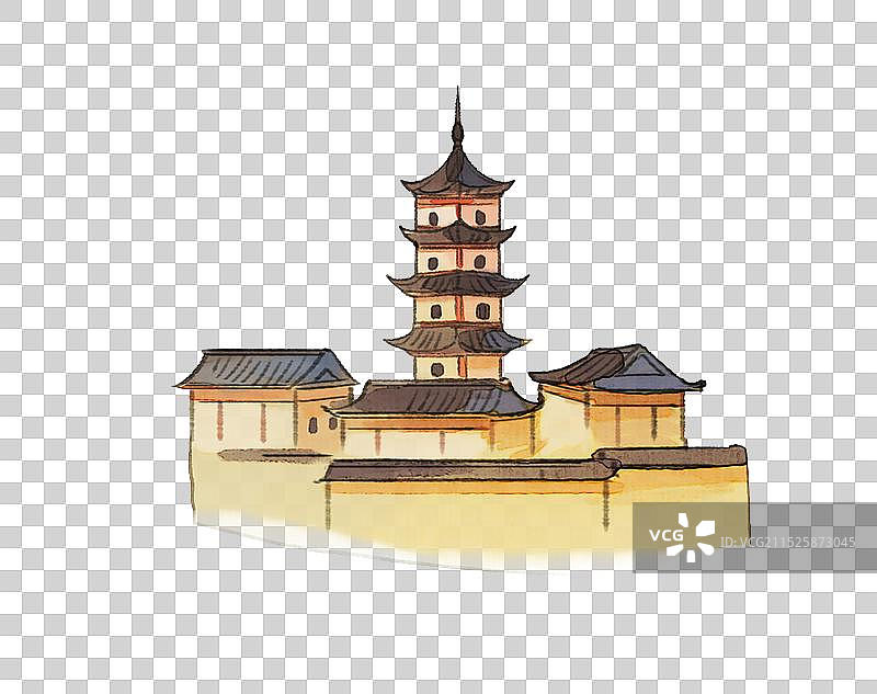 佛塔寺庙建筑图片素材