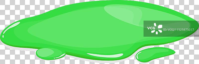 分离的绿色粘液液体图片素材