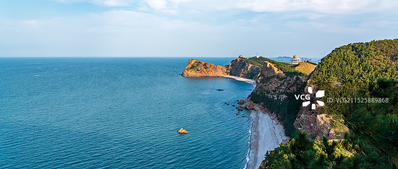 芝罘岛天涯海角图片素材