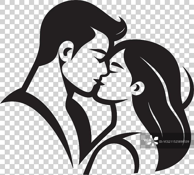 唤起情侣情感的彩色二重奏艺术图片素材