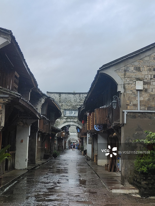 浙江台州临海的紫阳街图片素材