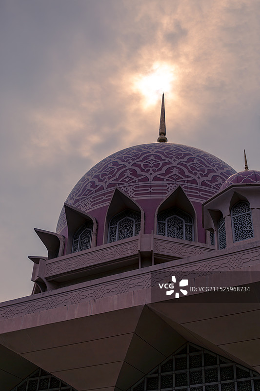 著名景点——粉红色清真寺图片素材