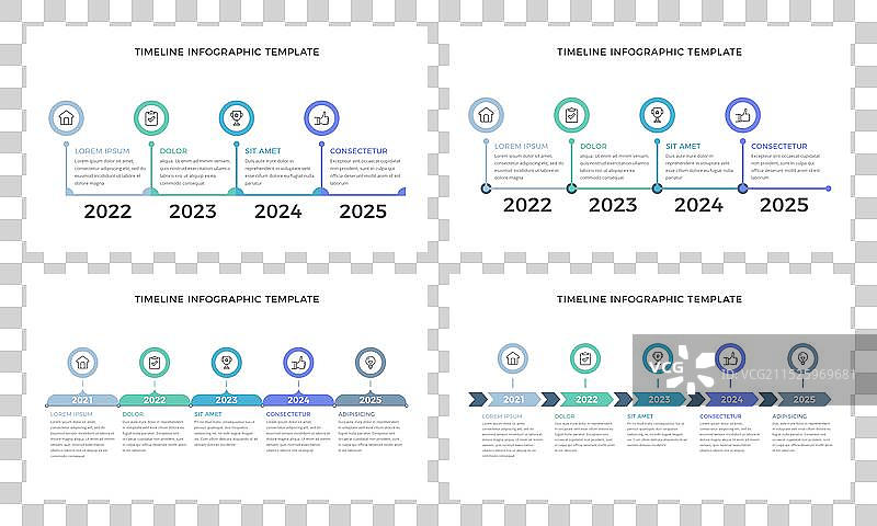 时间线信息图表图片素材