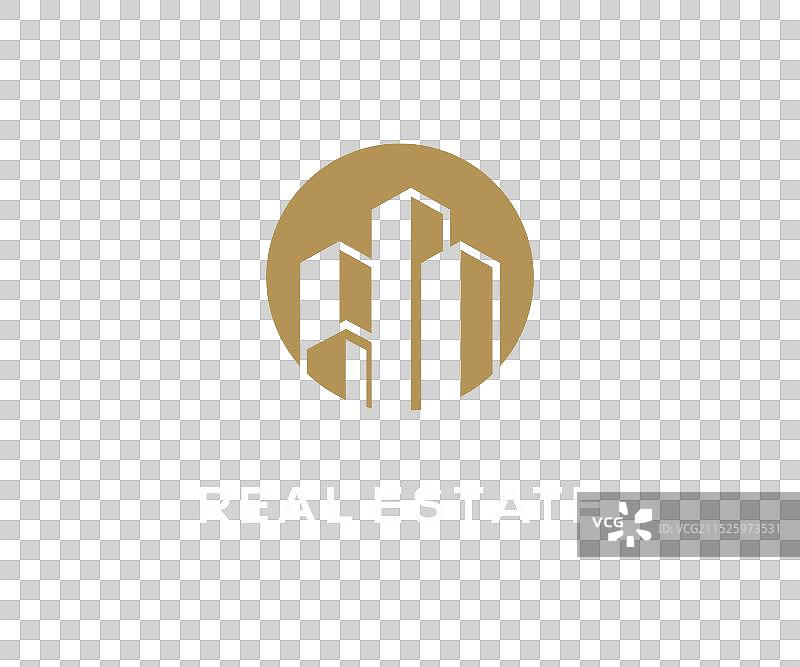 城镇建筑标志设计概念房地产图片素材