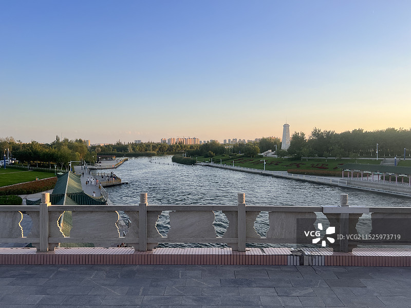 克拉玛依河景区图片素材