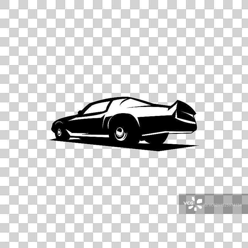 1977年庞蒂亚克汽车标志，白色背景图片素材