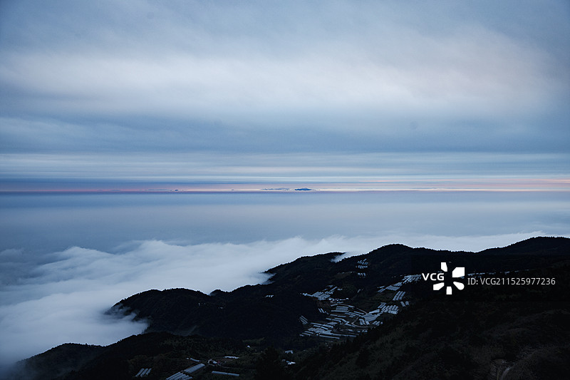 金华大盘尖云海图片素材