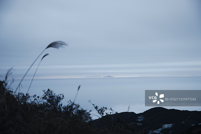 金华大盘尖云海图片素材