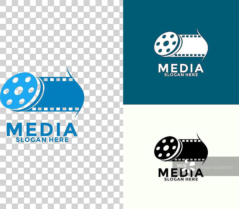 电影胶卷电影胶片logo图标电影院logo图片素材