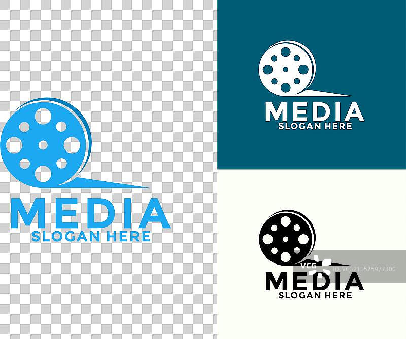 电影胶卷电影胶片logo图标电影院logo图片素材