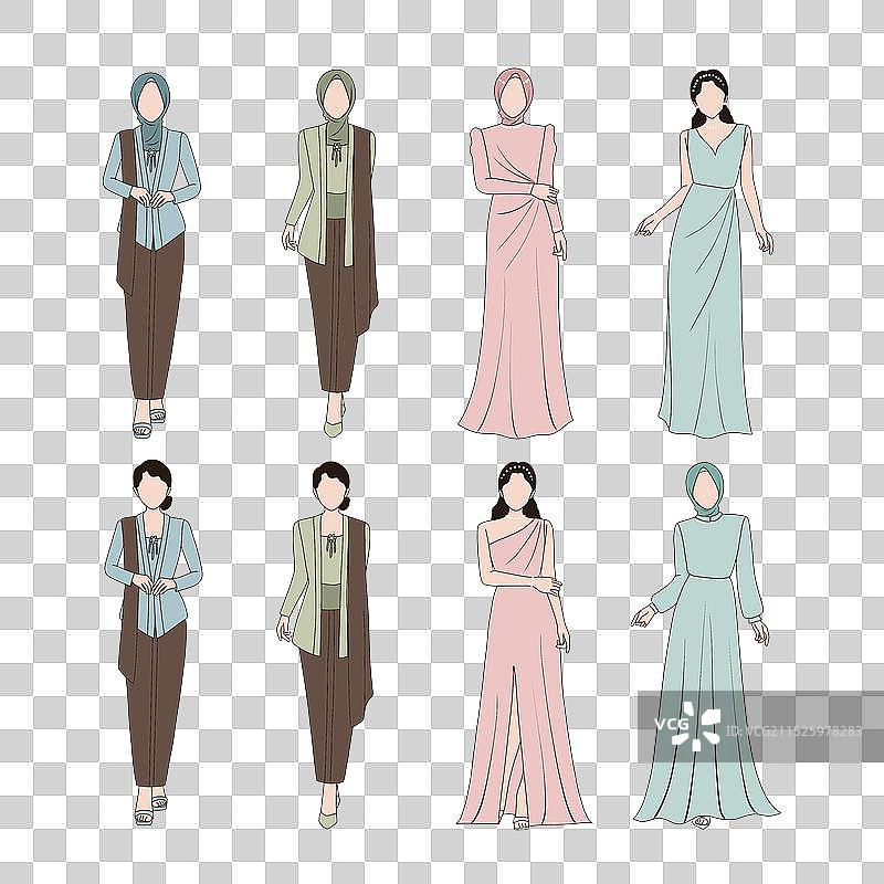 新娘时装套装图片素材